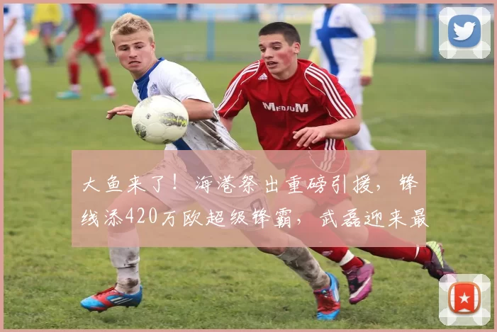 大鱼来了！海港祭出重磅引援，锋线添420万欧超级锋霸，武磊迎来最强搭档